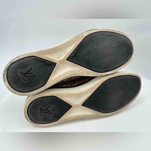 Louis Vuitton Sprinter High-top Sneaker - Python Leather Size 9.5 LV/ 11 USA - Picture 9 of 16